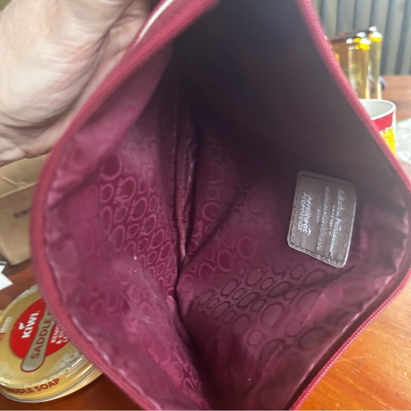 Salvatore Ferragamo MaroonTravel Bag. Cosmetic Clutch Designer - Picture 6 of 11